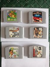 Lotto 6x Giochi Vintage Nintendo 64 Cartucce N64 (Super Mario, Roadsters) *LEGGI usato  Italia