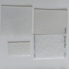 Set Of 4 Embossing Folders Daisy Watercolour Blooms Honeycomb , used for sale  Shipping to South Africa