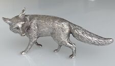 Silver figure fox for sale  VERWOOD