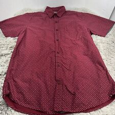 Camisa masculina Airwalk botão média -manga curta-vestido-casual-marrom-bolso-algodão comprar usado  Enviando para Brazil