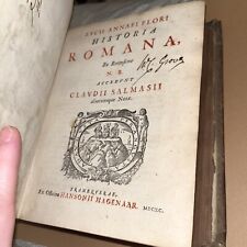 1690 Lucii Annæi Flori Historia Romana - Nicolai Blancardi Claudii Salmasii segunda mano  Embacar hacia Mexico
