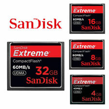 Cartão de memória SanDisk 8GB 16GB 32GB Extreme CF CompactFlash 60MB/s UDMA genuíno comprar usado  Enviando para Brazil