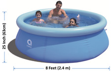 NUEVO 8' x 25" (8 pies) Juego de indicaciones inflable exterior patio trasero piscina, azul segunda mano  Embacar hacia Mexico