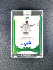 Sergio Agüero First Goals Auto #02/05 Verde 2022 FansMall Soaring Flawless comprar usado  Enviando para Brazil