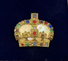 Vintage crown brooch for sale  ST. HELENS