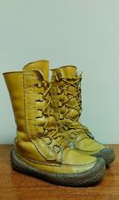 Vtg 1970s Mukluks Winter Boots Mauricienne Quebec Unisex Leather Wool Crepe Sole for sale  Canada