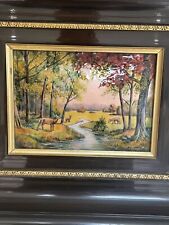 Limoges framed enamel for sale  PORTSMOUTH