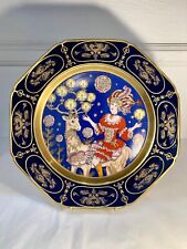 Plat porcelaine polychrome d'occasion  Clermont-Ferrand-