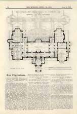 1913 Planta de piso térreo de casa em Courteuil, Chantilly comprar usado  Enviando para Brazil