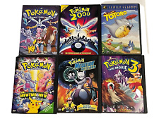 Lote de DVDs Pokémon 5 filmes primeiros quatro DVDs + Meu Vizinho Totoro + FRETE GRÁTIS DOS EUA! comprar usado  Enviando para Brazil