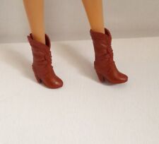 Boneca Barbie original botas de cowgirl cowboy pés de salto marrom ocidental Barbie comprar usado  Enviando para Brazil