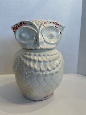 McCoy 1940's American Bisque Owl Cookie Jar-Flaw on Horn comprar usado  Enviando para Brazil