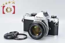 ¡¡Muy bueno!! Cámara fotográfica Nikon FM plateada 35 mm SLR + Nikon Ai NIKKOR 50 mm f/1,4 segunda mano  Embacar hacia Argentina