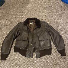 Used, 1970 Brill Bros USN US Navy G-1 Flight Jacket Coat Bomber Leather Sz 46 **READ** for sale  Shipping to South Africa