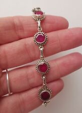 Sterling silver ruby for sale  LINCOLN