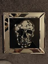 Glass skull mirrored for sale  NOTTINGHAM