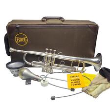Trompete Vincent Bach Stradivarius modelo 43 Bb banhado a prata com estojo, usado comprar usado  Enviando para Brazil