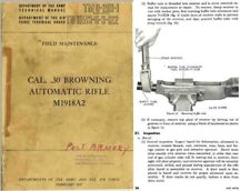 Browning 1957 Automatic Rifle M1918A2 Field Maintenance TM9-2111-1 for sale  Brighton