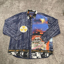 Robert Graham High School Graffiti Shirt Mens 4XL Allover Print Collectible Rare for sale  Shipping to South Africa