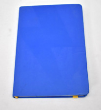 Notebook azul claro 5-3/4" x 8-1/2" capa dura jornal com regras universitárias bloco de escrita comprar usado  Enviando para Brazil