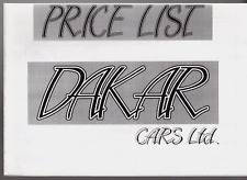Dakar 4x4 price for sale  UK