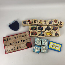 Wooden craft stamps for sale  WAKEFIELD