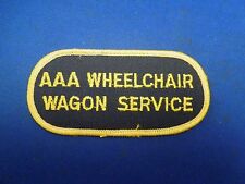 Vintage AAA Vagão de Cadeira de Rodas Empresa de Serviço Uniforme Logotipo Ferro em Patch comprar usado  Enviando para Brazil