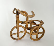 Suporte de vaso vintage de vime para bicicleta de vime prateleira de mesa plantador de bicicleta comprar usado  Enviando para Brazil