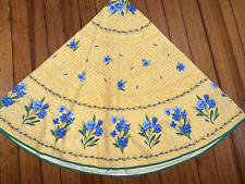 Toalha de mesa redonda floral algodão multicolorido country francês 66" sem marca, usado comprar usado  Enviando para Brazil