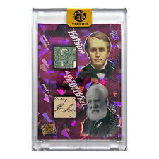 2021 Pieces Of The Past Edison Graham Bell Handwritten Relic 1/1 for sale  Shipping to South Africa