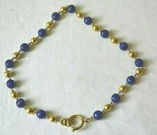 Collier perles bleue d'occasion  Pont-Évêque