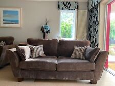 Matching lounge furniture of large 2 seater sofa and 3 matching chairs, used for sale  PETERBOROUGH