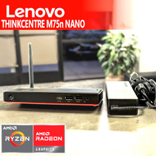 Usado, ThinkCentre M75n Nano MINI PC Desktop Ryzen 5 3500U 16GB Vega 8 128GB Win11 WIFI comprar usado  Enviando para Brazil