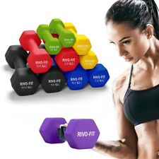 Rivofit neoprene dumbbells for sale  GLASGOW