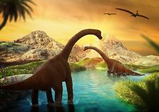 Increíble Póster de Escena de Dinosaurios Estampado Talla A4/A3 Póster de Arte Jurásico Regalo #8529 segunda mano  Embacar hacia Argentina