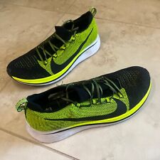 Used, Size 10.5 - Nike Zoom Fly Flyknit  Black Volt Lightly Used for sale  Shipping to South Africa