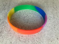 Silicone rainbow wrist for sale  UK