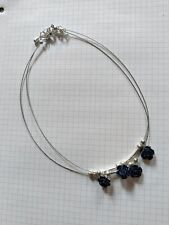 Dirndlschmuck halskette blaue gebraucht kaufen  Aldersbach