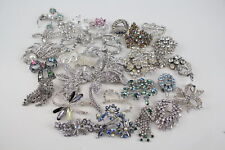 Vintage brooches silver for sale  LEEDS