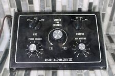 Vintage 70s BERKSHIRE AUDIO PRODUCTS DISKO MIX MASTER III DJ MIXER NOT TESTED for sale  Shipping to South Africa