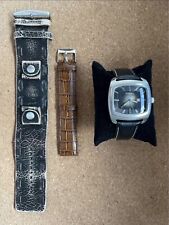 Relógio masculino Fossil com 2 pulseiras extras de couro comprar usado  Enviando para Brazil