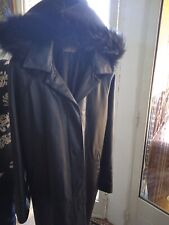 cappotto pelle nero usato  Tivoli