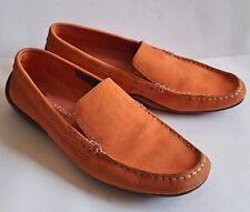 Rockport Loafer Shoes Size 7.5 Orange Leather Slip On Shoes Loafers for sale  Shipping to South Africa