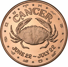 Copper round cancer for sale  Shipping to Ireland