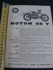Brochure motom moto usato  Santena