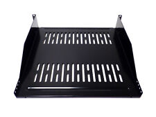 BANDEJA DE MONTAGEM EM RACK 2U / PRATELEIRA UNIVERSAL VENTILADA 19 x 18 x 3,5" NOS! comprar usado  Enviando para Brazil