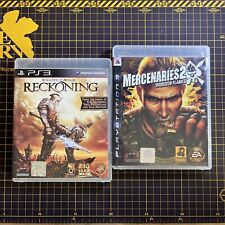 Lote 2 PS3 Mercenaries 2 & Kingdoms of Amalur Reckoning Ásia Inglês Novo na caixa, usado comprar usado  Enviando para Brazil