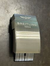 Fecho de implantação/implantação Breitling 20mm aço inoxidável escovado A20D.4 comprar usado  Enviando para Brazil