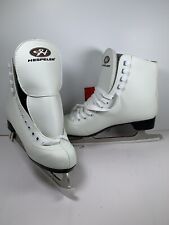 Patins de gelo Hespeler Senior tamanho 6 EUA/Reino Unido 5 feminino branco equipamento esportivo novo comprar usado  Enviando para Brazil