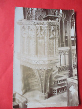 Pulpit-KENTON Church-Devon 1907 postcard for sale  Shipping to South Africa
